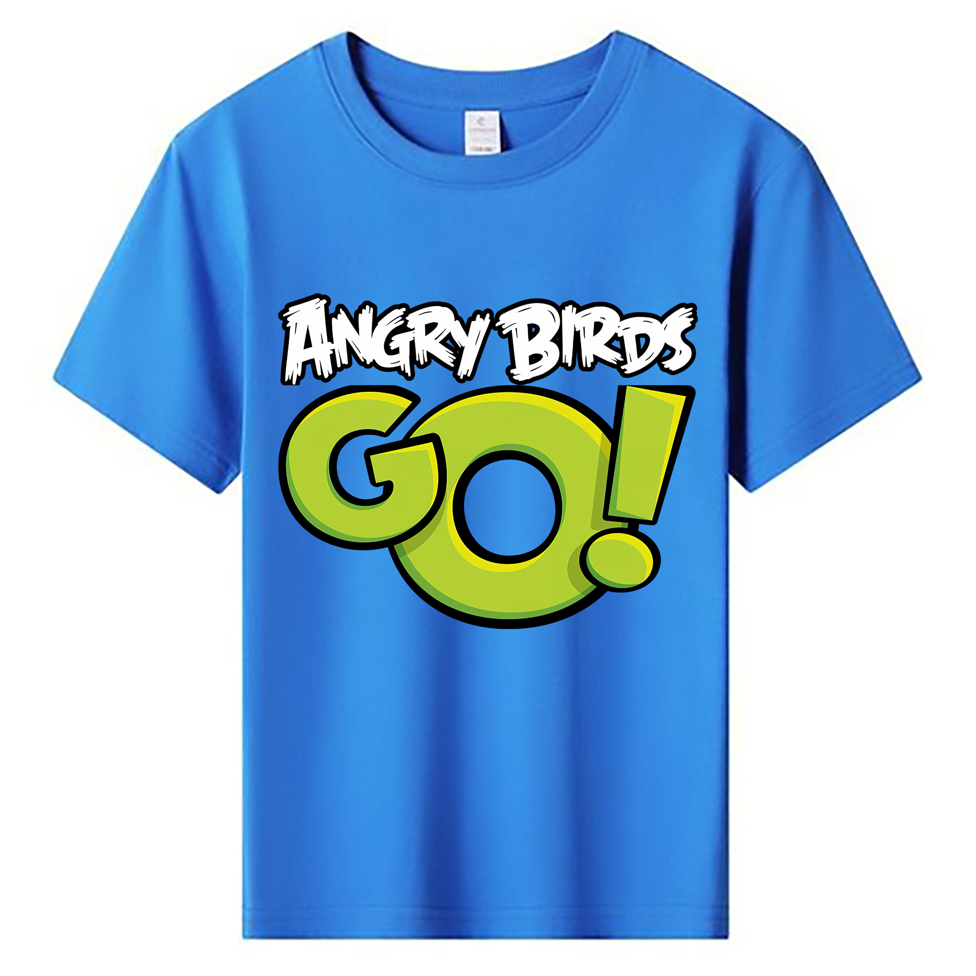 （画像用） Angry Birds アングリーバード 綿100％キッズTシャツ（フロントプリント）